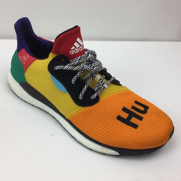 Adidas Solar Hu Glide M Pharrell Williams Supcol Bogold Bgreen BB8042 Mens Size - Picture 11 of 14